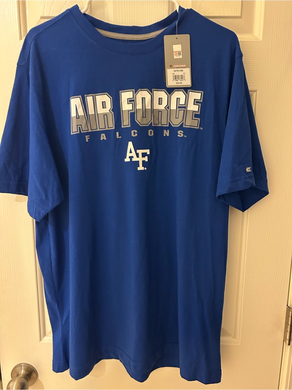 Colosseum Royal Blue Air Force Falcons Graphic Tee
